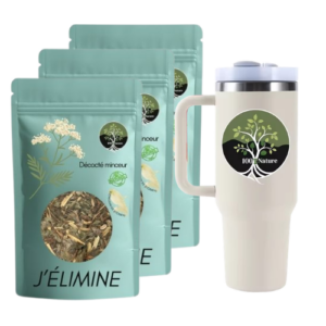 Pack 3 J&rsquo;Elimine + Mug Blanc Crème
