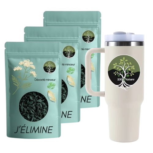 Pack 3 J'Elimine + Mug Blanc Crème